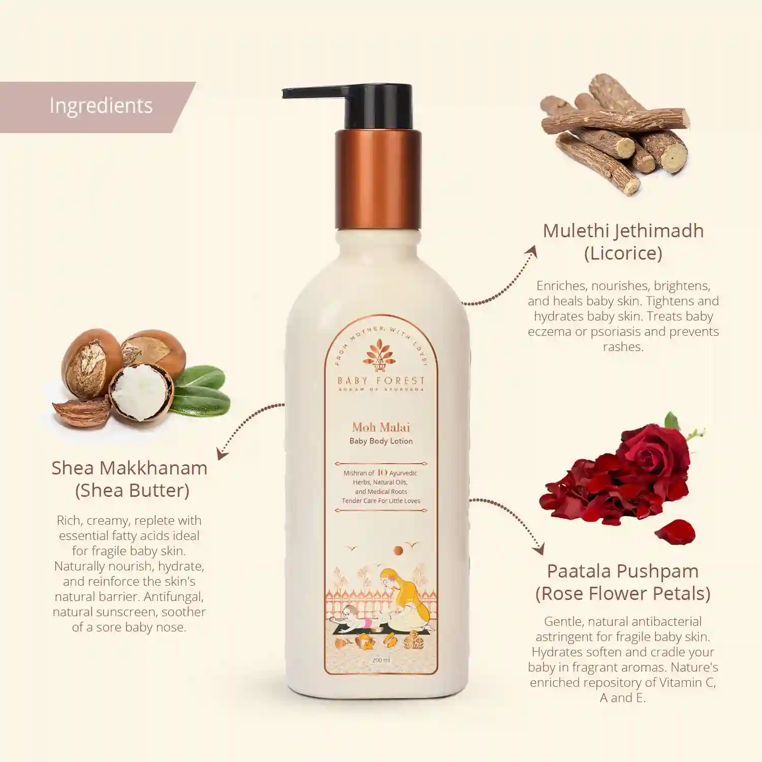 Baby Forest Rich Moisture Nourishing Baby Lotion 200 ml